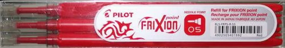 Pennpatron Gelbläck PILOT Frixion Point 0,5 Röd 3/FP