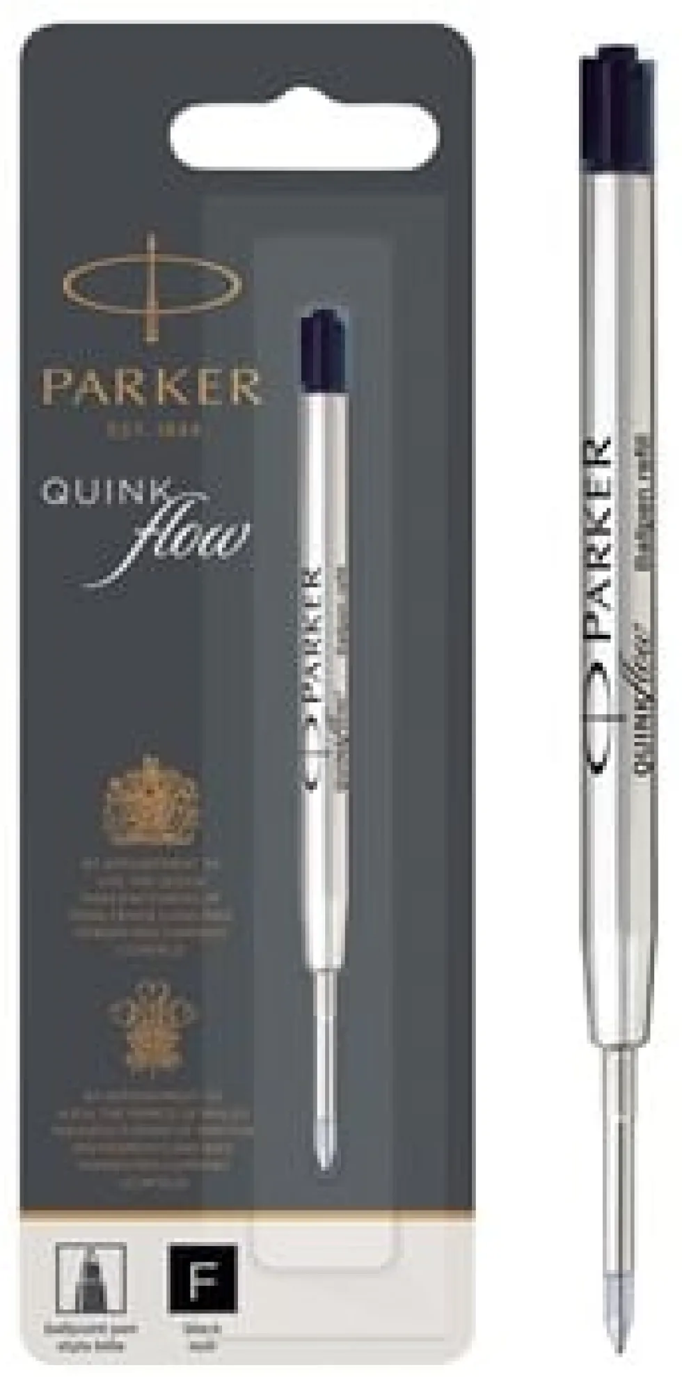 Pennpatron PARKER Quinkflow Fine svart