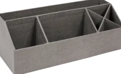 Pennställ Elisa canvas grå