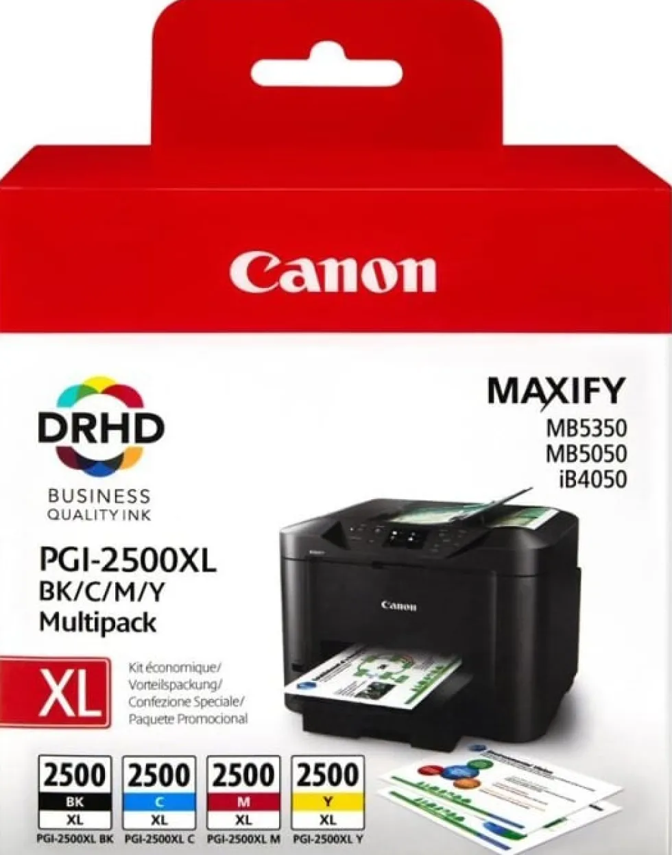 PGI-2500 BK/C/M/Y ink cartridge value-pack