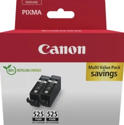 PGI-525 black ink tank twin-pack