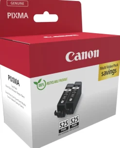 PGI-525 black ink tank twin-pack