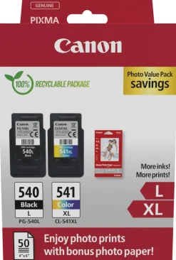 PG-540L/CL-541XL Photo Value Pack