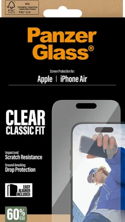 PG Screen Protector iPhone Air Classic Fit EasyAligner
