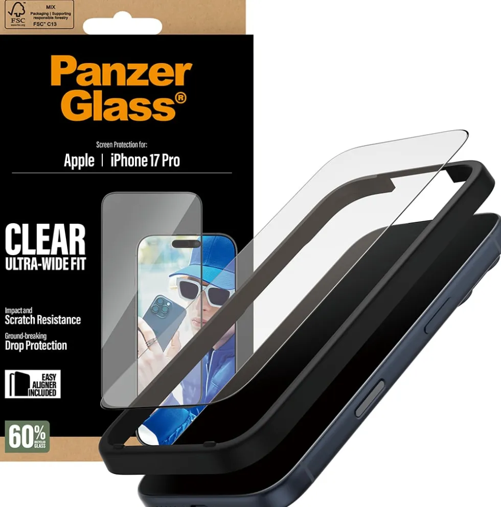PG Screen Protector iPhone 17 Pro UWF EasyAligner