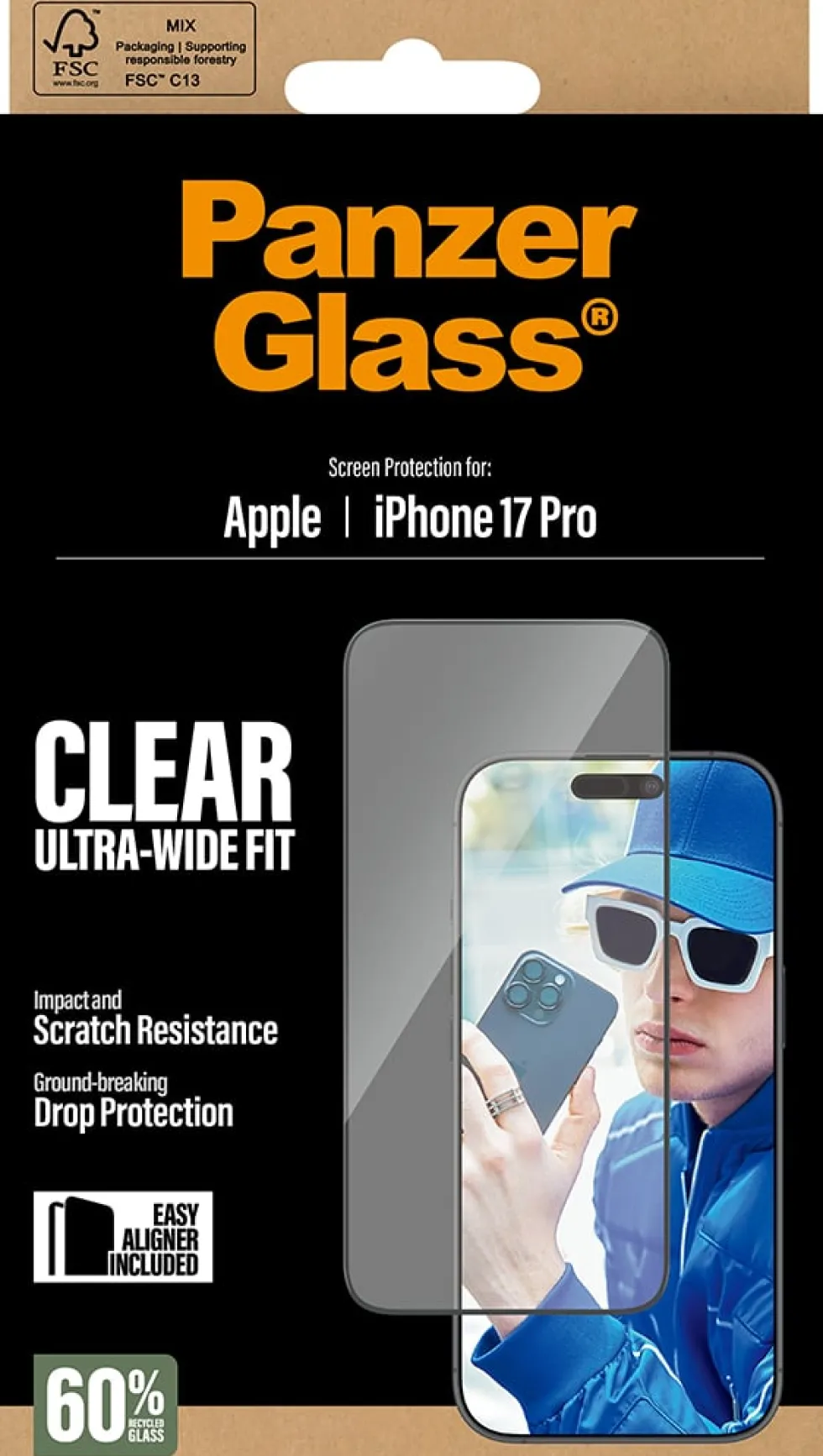 PG Screen Protector iPhone 17 Pro UWF EasyAligner