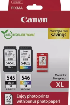 PG-545XL/CL-546XL Photo Value Pack
