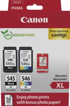 PG-545XL/CL-546XL Photo Value Pack
