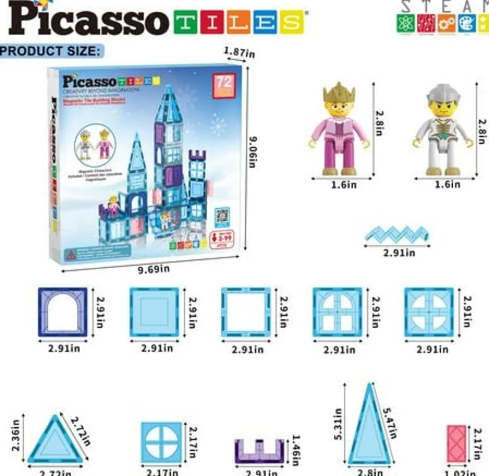 Picasso magnetset Vinter 72 delar