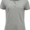 Pikétröja CLIQUE 028246 dam gråmel 2XL