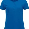 Pikétröja CLIQUE 028246 dam royalblå 2XL