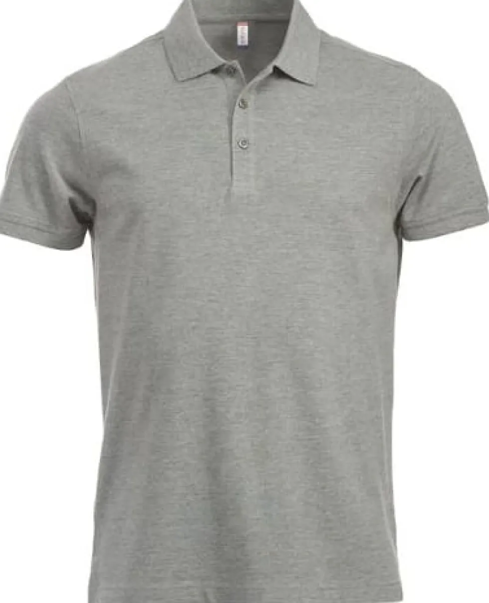 Pikétröja CLIQUE 028244 gråmel 3XL