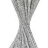 Piprensare Glitter Silver, 30cm, 100/fp