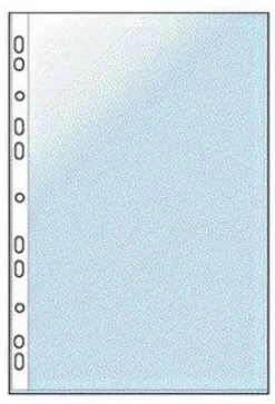 Plastficka A4 Glasklar 0.06mm, 25st