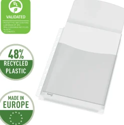 Plastficka bälg PVC 0,17 med klaff 5/fp