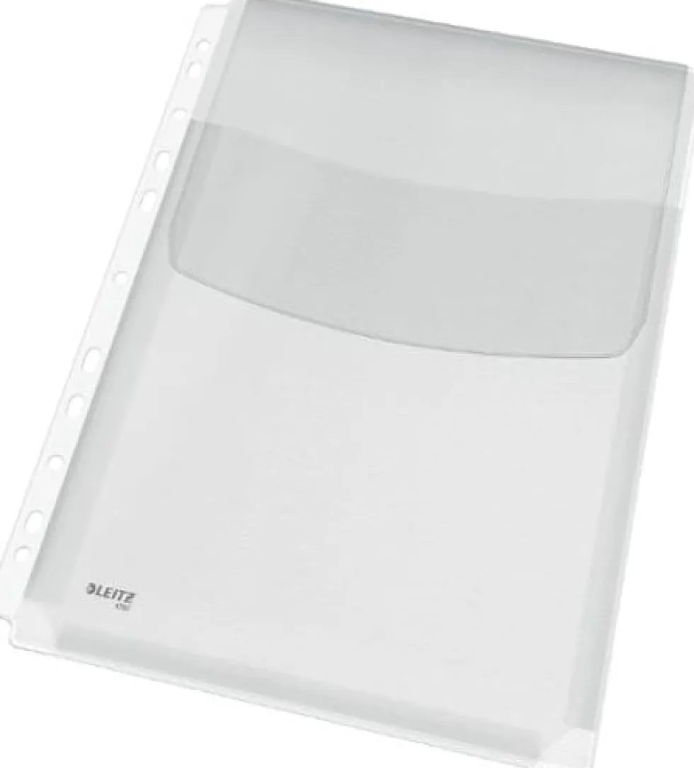 Plastficka bälg PVC 0,17 med klaff 5/fp