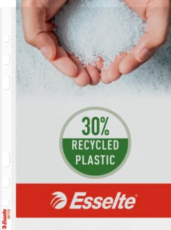 Plastficka ESSELTE A5 Premium Präglad 0.08mm, 100st