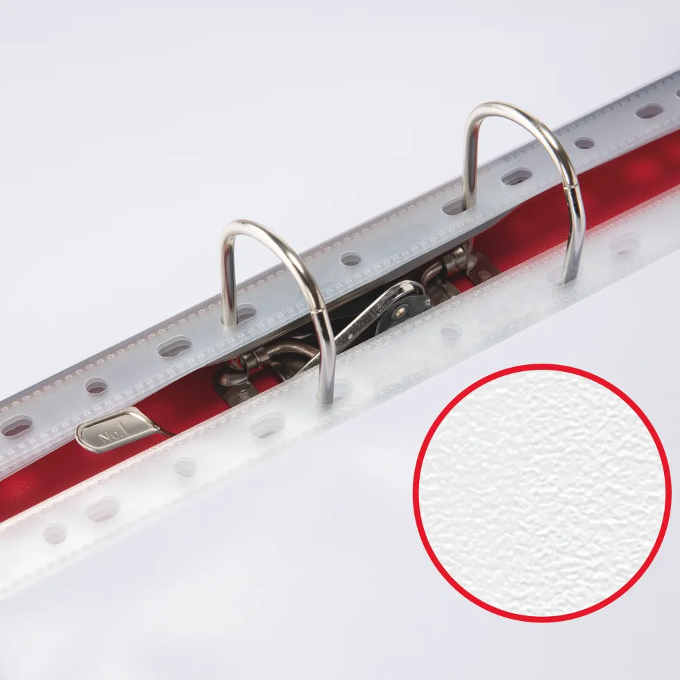 Plastficka ESSELTE A3 Premium Präglad 0.09mm, 50st