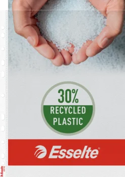 Plastficka ESSELTE A4 prägl.0,11mm100/fp