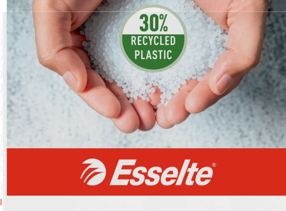 Plastficka ESSELTE Premium A3L Präglad 0.09mm, 50st