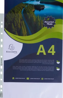 Plastficka EXACOMPTA A4 0,06mm präglad