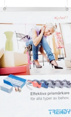 Plastficka frihängande A3