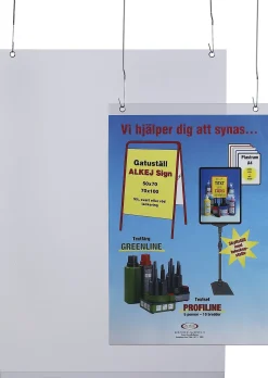 Plastficka frihängande A3