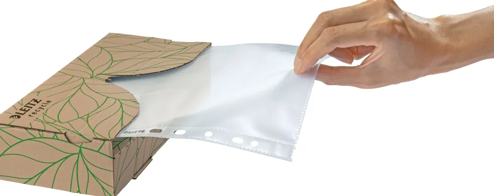Plastficka LEITZ recycled A4 0,07 40/fp