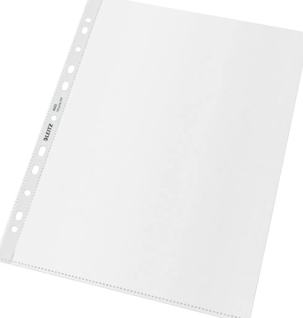 Plastficka LEITZ recycled A4 0,07 40/fp