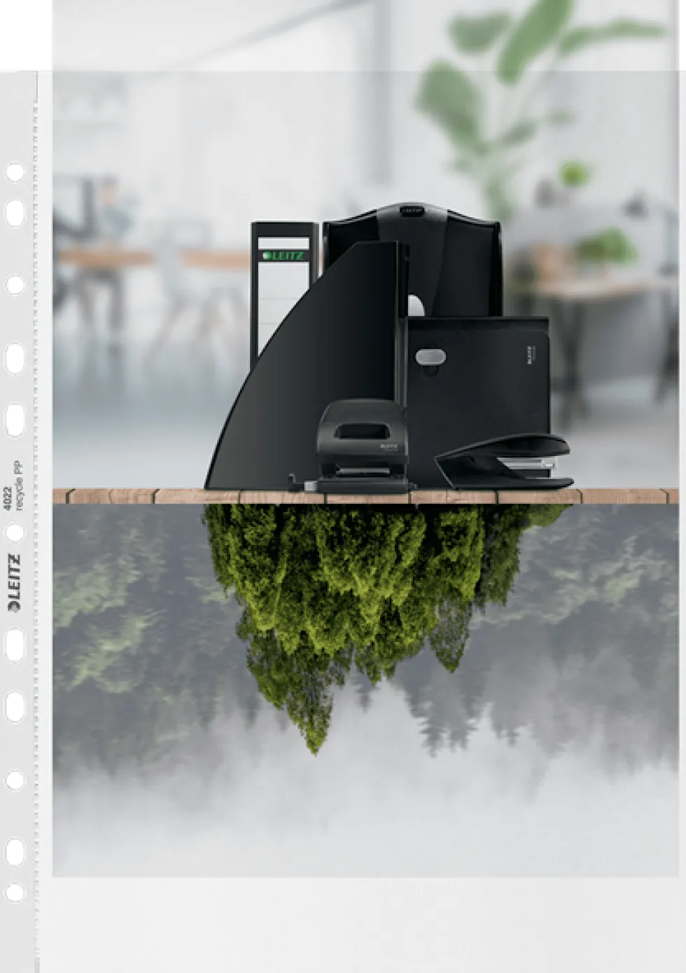 Plastficka LEITZ recycled A4 0,07 40/fp
