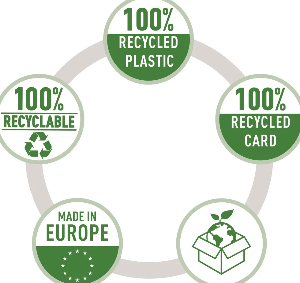 Plastficka LEITZ recycled A4 0,07 40/fp