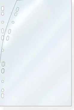 Plastficka Rent A4-format (ej ryggförstärkt) 0.08mm, 100st
