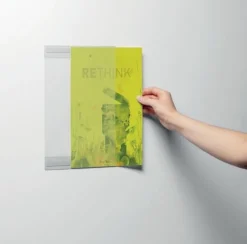 Plastficka rPET A4 självhäftande 5/fp