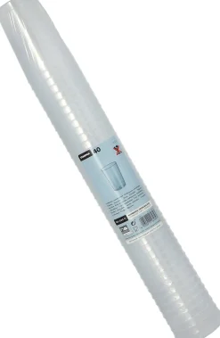 Plastglas återanvändbara 20cl 40/fp