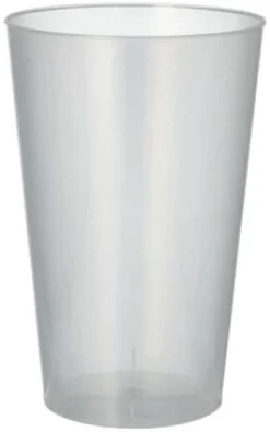 Plastglas återanvändbara 40cl 50/fp