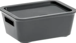 Plastlåda CEP Bella plast 1,18L grå