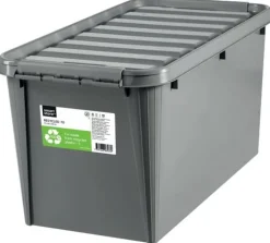 Plastlåda SMARTSTORE ECO 70L m.lock grå