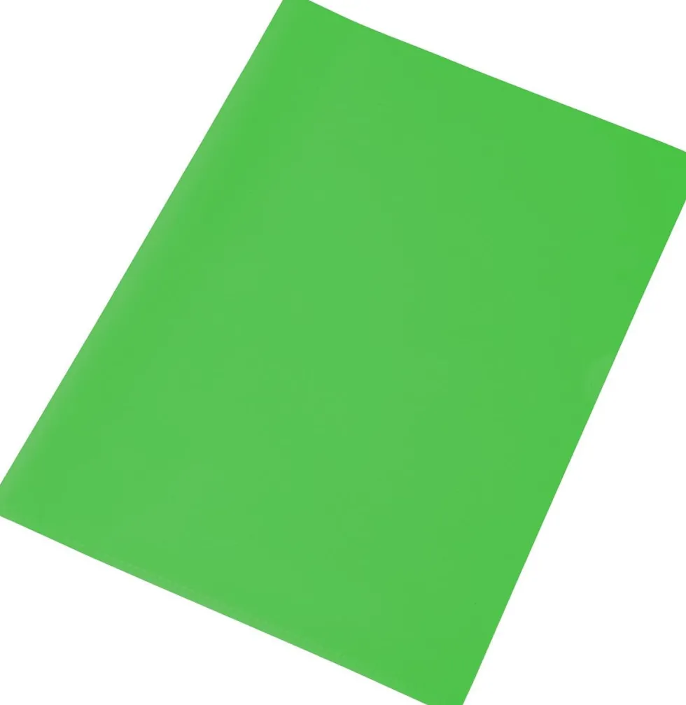 Plastmapp A4 0.15 grön 25/FP