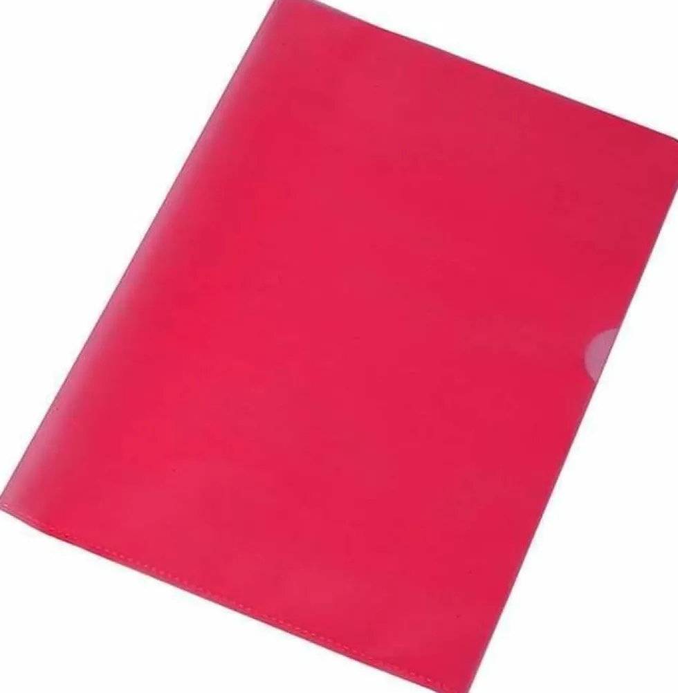 Plastmapp A4 0.15 röd 25/FP