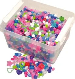 Plastpärlor storsats, 3000/fp