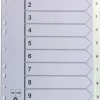 Plastregister A4 1-10 vit