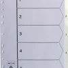 Plastregister A4 1-5 vit