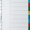Plastregister LYRECO A4 10-flik otryckta