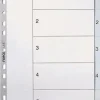 Plastregister LYRECO A4 PP 1-5 grå