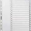 Plastregister LYRECO A4 PP 1-20 grå