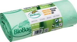 Plastsäck BIOBAG 80L 17my grön 20/rl