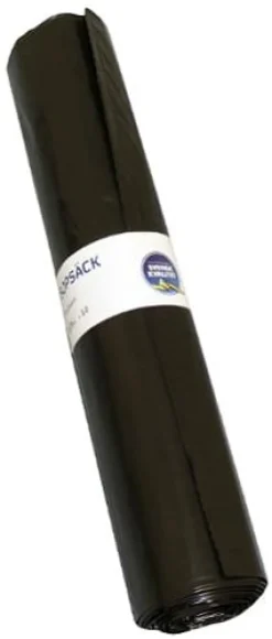 Plastsäck knyt LDPE 125L 50my sv 10/rl
