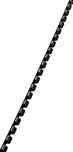 Plastspiral Leitz Combind 6mm svart (100)