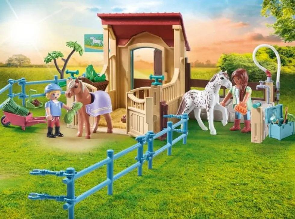 PLAYMOBIL Ridstall 100 delar