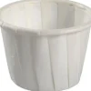 Plissébägare Ø4,4cm 30ml vit 250/fp